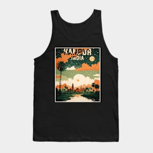 Kanpur India Starry Night Vintage Tourism Travel Tank Top